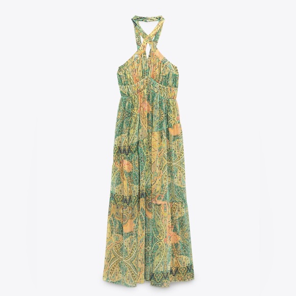 Zara Dresses & Skirts - Zara maxi bohemian dress brand new with tags